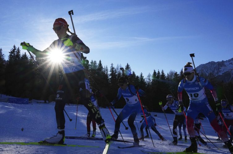 Herrmann wins Olympic gold in biathlon's individual race